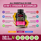Vitamin B Complex for Men & Women | USA Made

