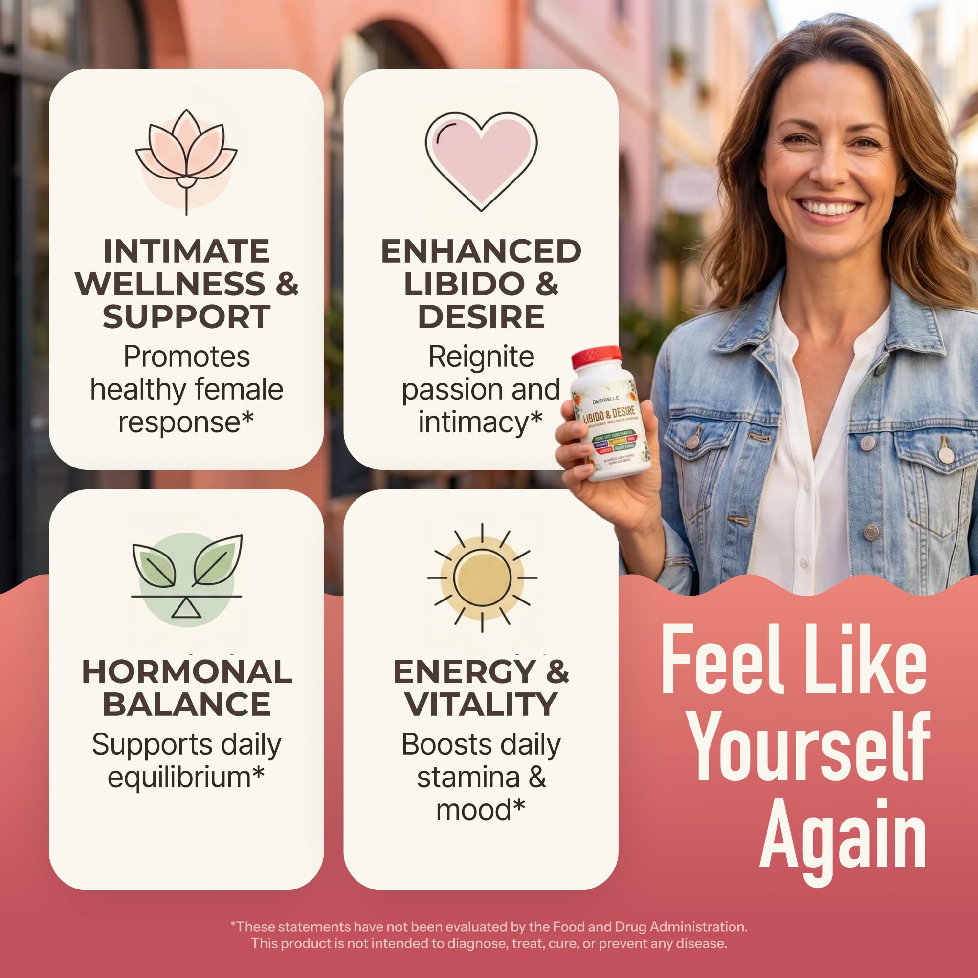 Women Libido Support Supplement with Horny Goat Weed

