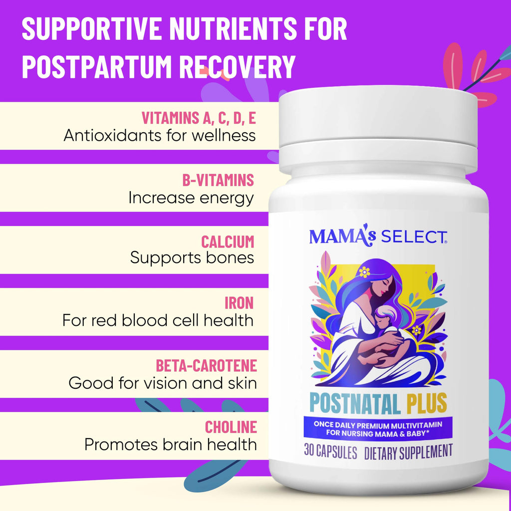 Mama's Select Postnatal Vitamins - Hair, Milk & Energy

