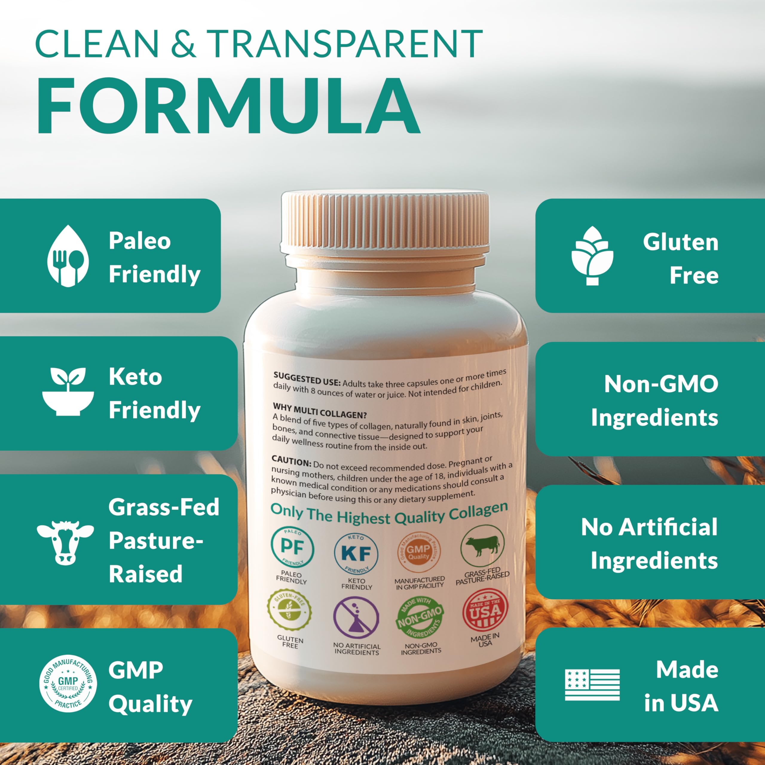 Collagen Capsules for Joint and Skin Health

