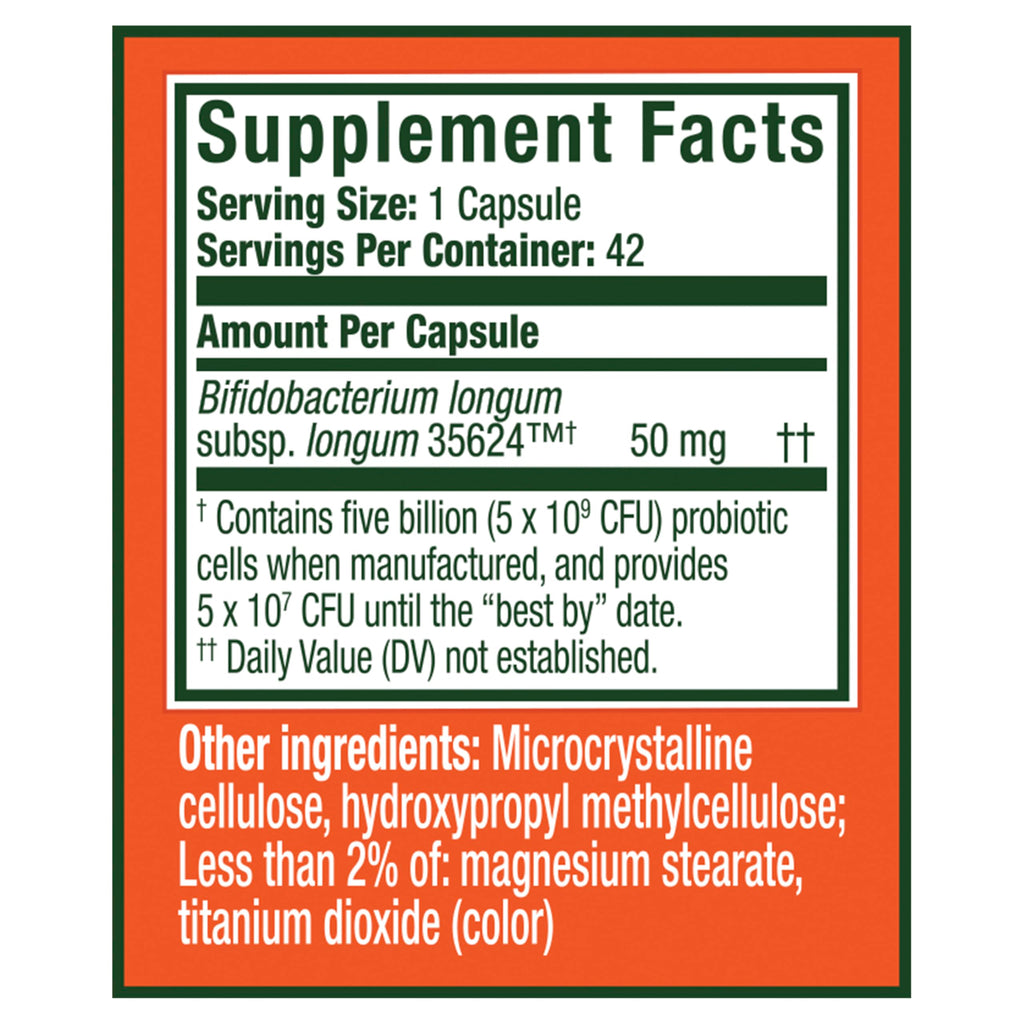 Align Probiotic Extra Strength Capsules for Digestive Health

