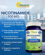 aSquared Nutrition Nicotinamide with Resveratrol Capsules

