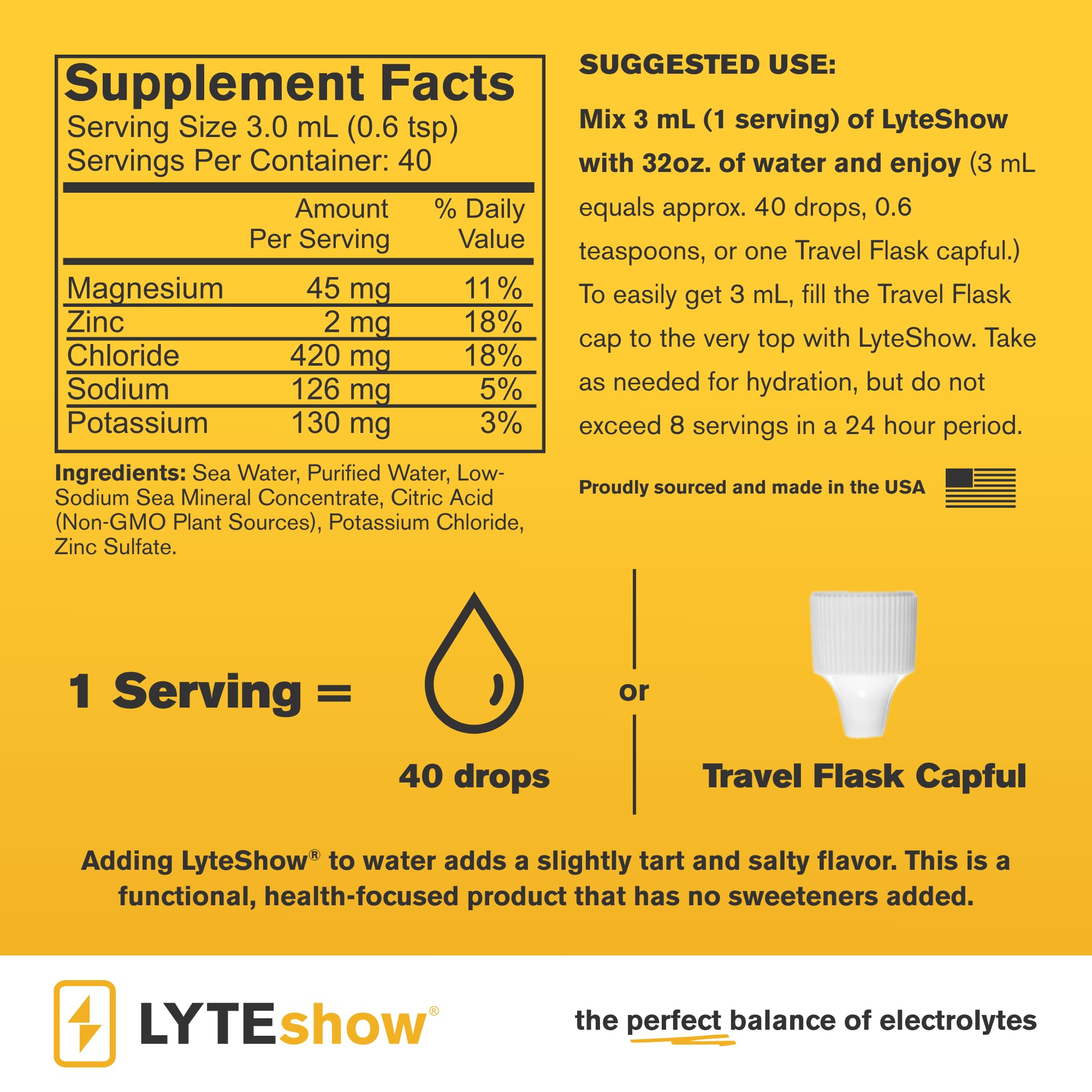 LyteShow Sugar-Free Electrolyte Supplement

