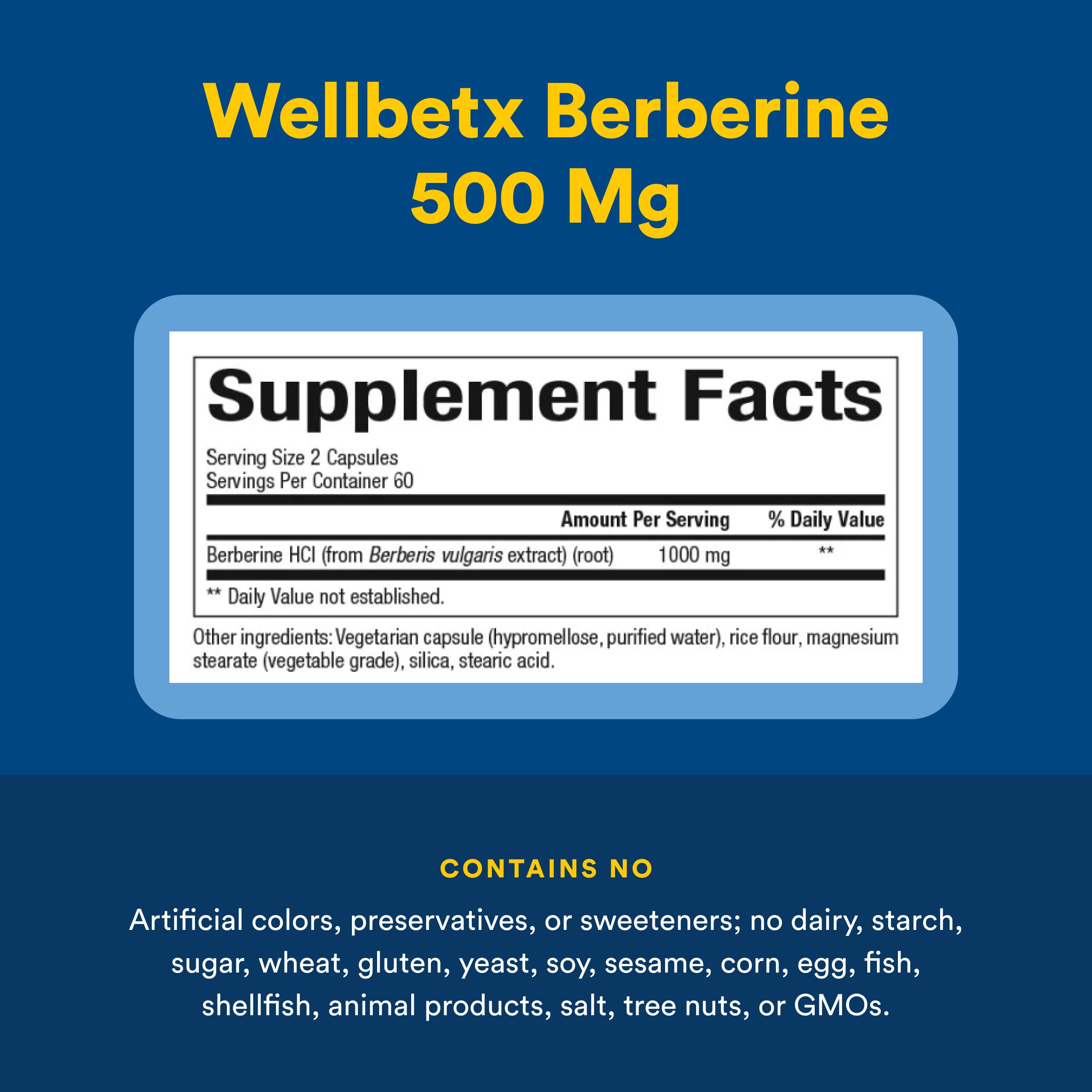 Berberine by Natural Factors WellBetX for Metabolic Health

