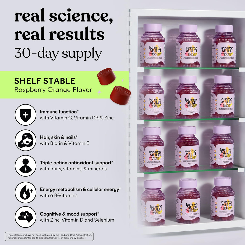 Lemme Women's Multivitamin Gummies | Daily Nutrition

