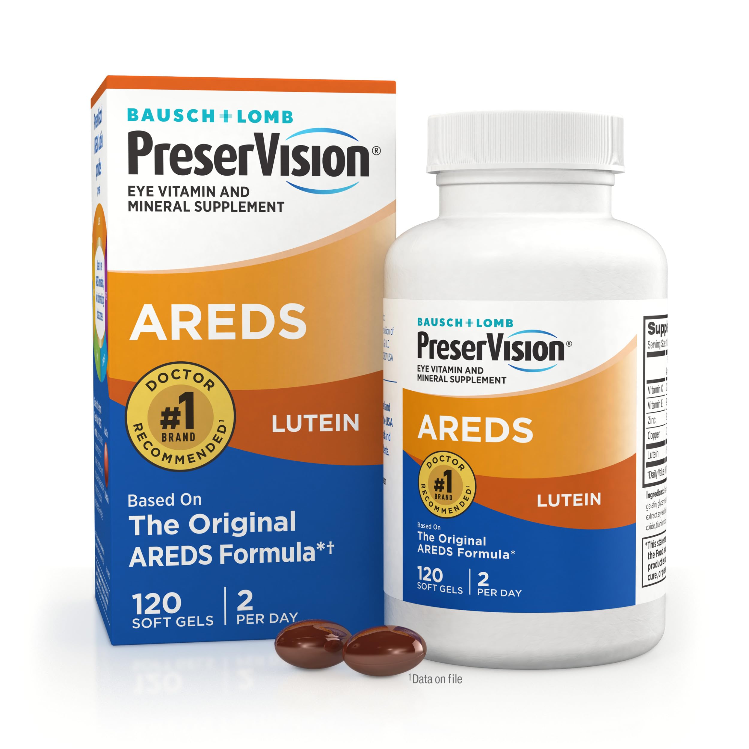 PreserVision AREDS Eye Vitamins with Lutein – Bausch + Lomb

