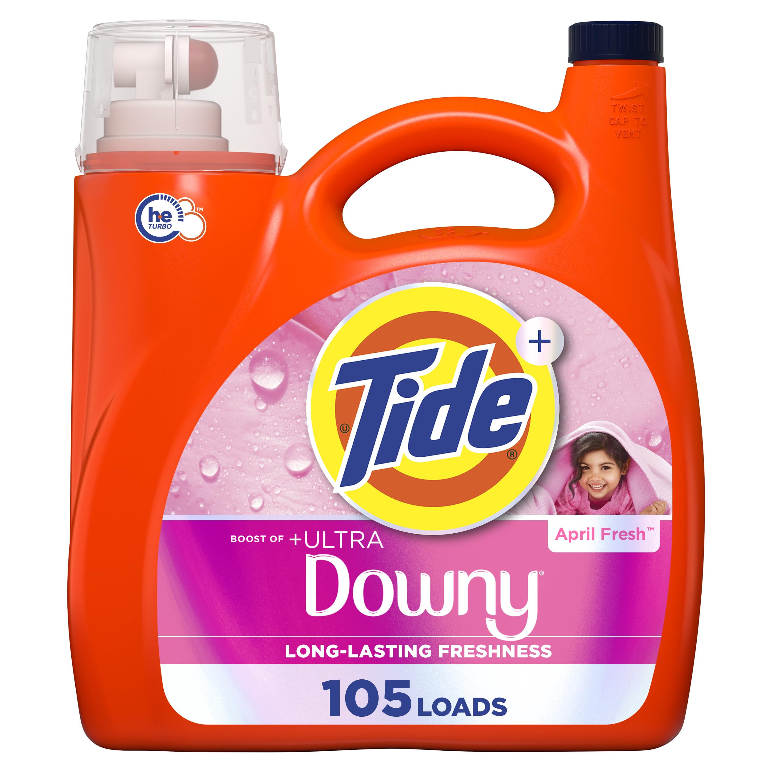 Tide Plus Downy Liquid Detergent April Fresh Scent

