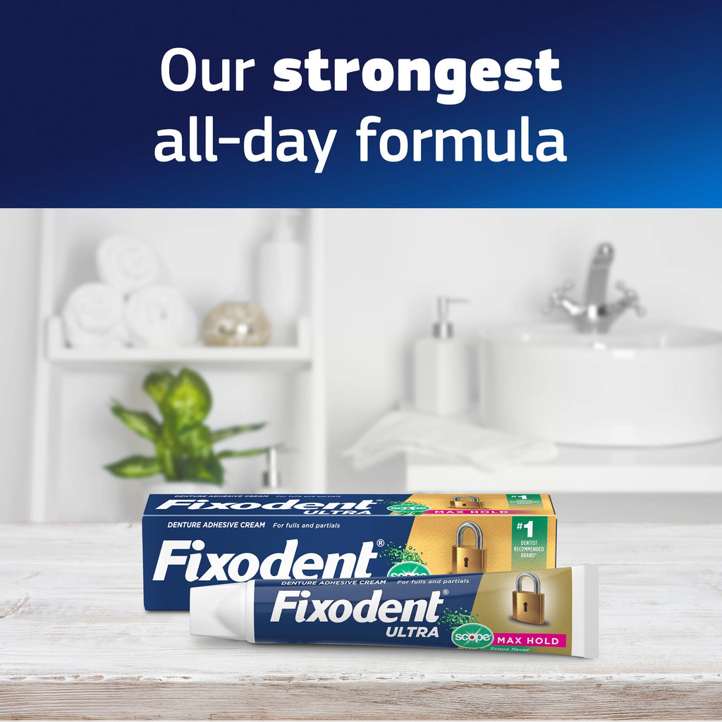 Denture Adhesive Fixodent Ultra Max Hold

