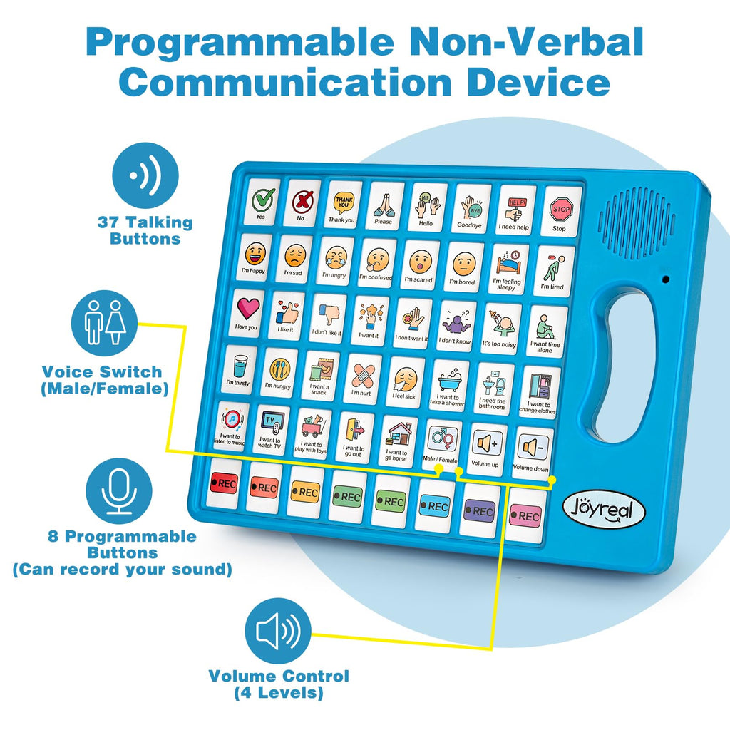 Joyreal AAC Device for Autism - 8-Button Tablet

