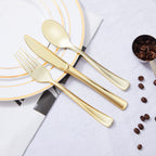 N9R Plastic Silverware Set - Heavy Duty Disposable Flatware

