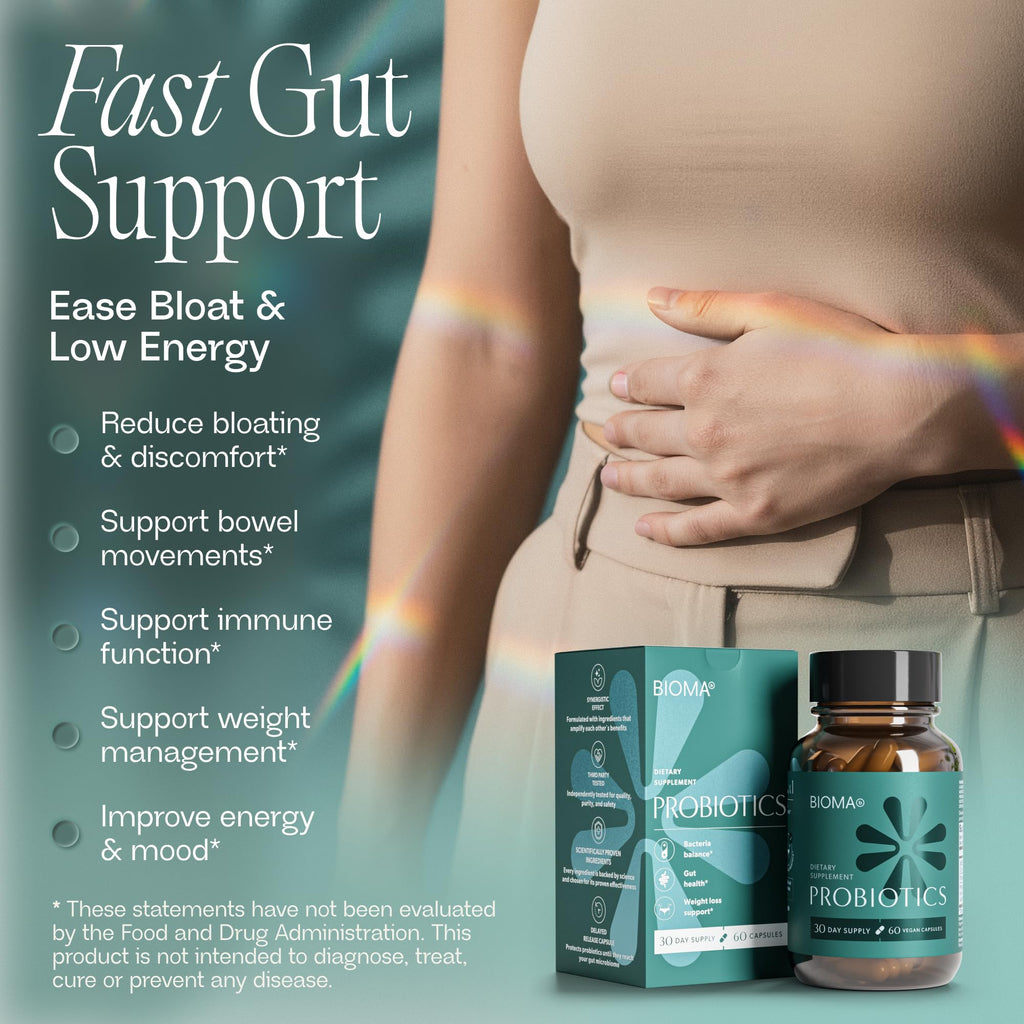 BIOMA Digestive Health Probiotic with XOS - Vegan

