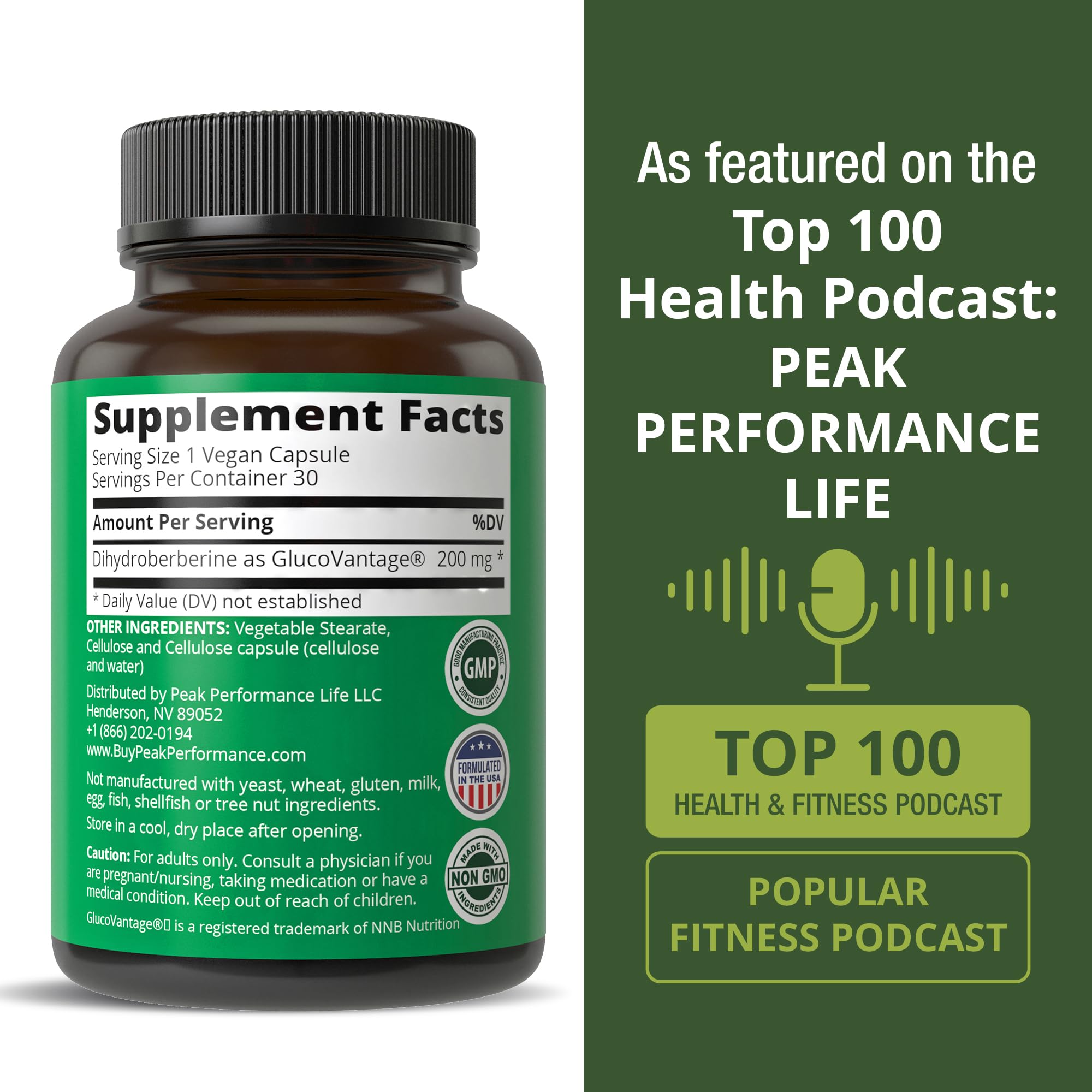 GlucoVantage Metabolic Support Dietary Supplement

