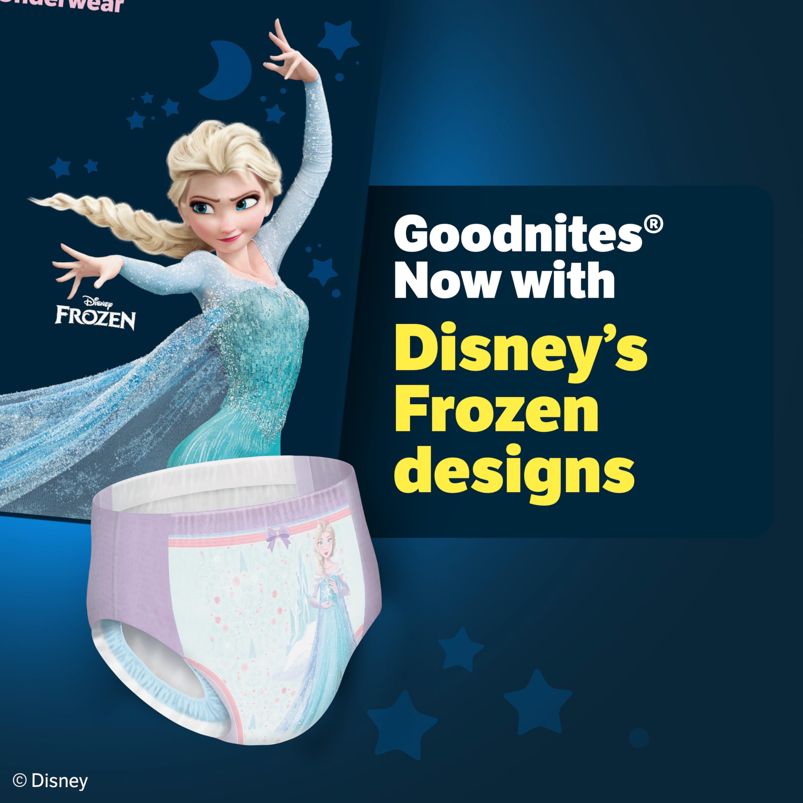 Goodnites Girls' Nighttime Bedwetting Underwear | Overnight

