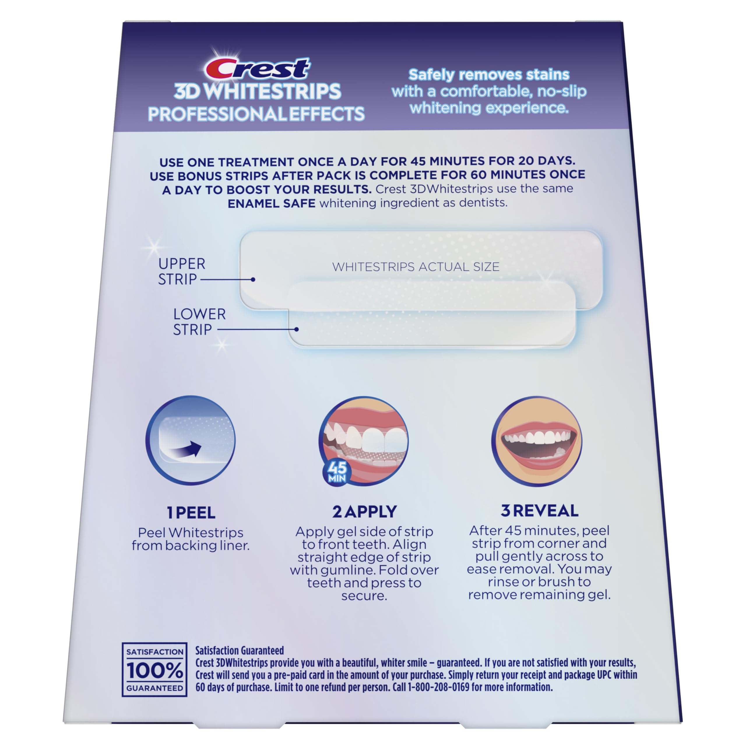 Crest 3D Whitestrips Professional Effects Teeth Whitening Kit 44 Strips

