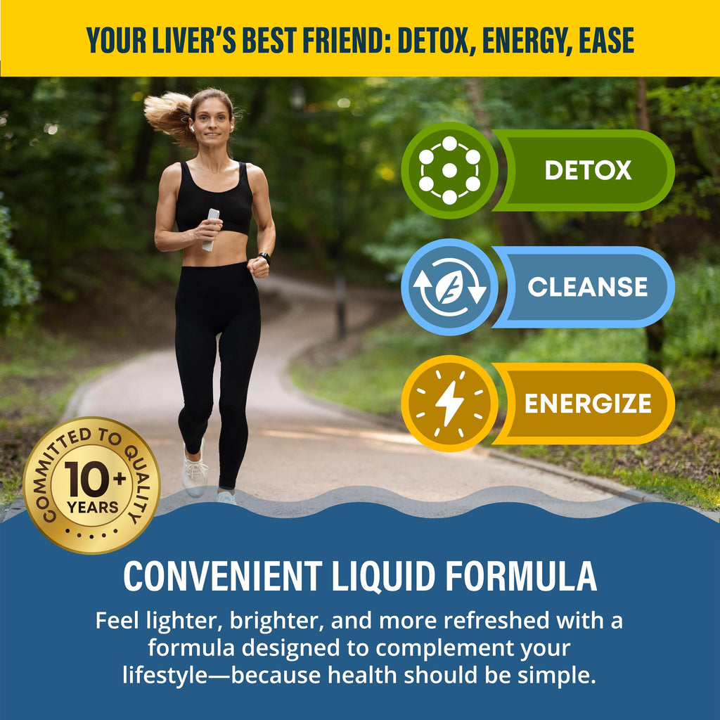 Rejuvica VitaLiver Liver Detox Drops | Alcohol-Free Liquid

