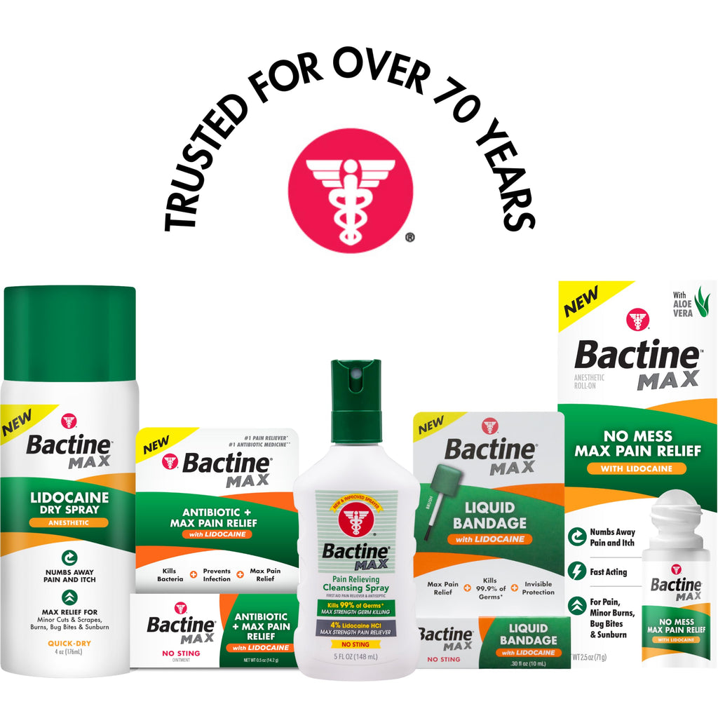 Bactine MAX First Aid Spray Pain Relief

