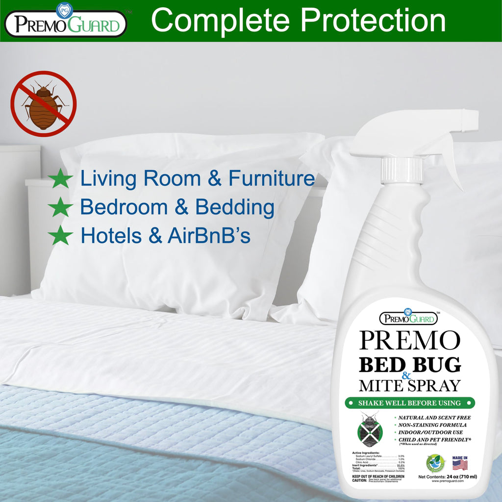 Premo Guard Bed Bug Killer Spray | Natural & Safe

