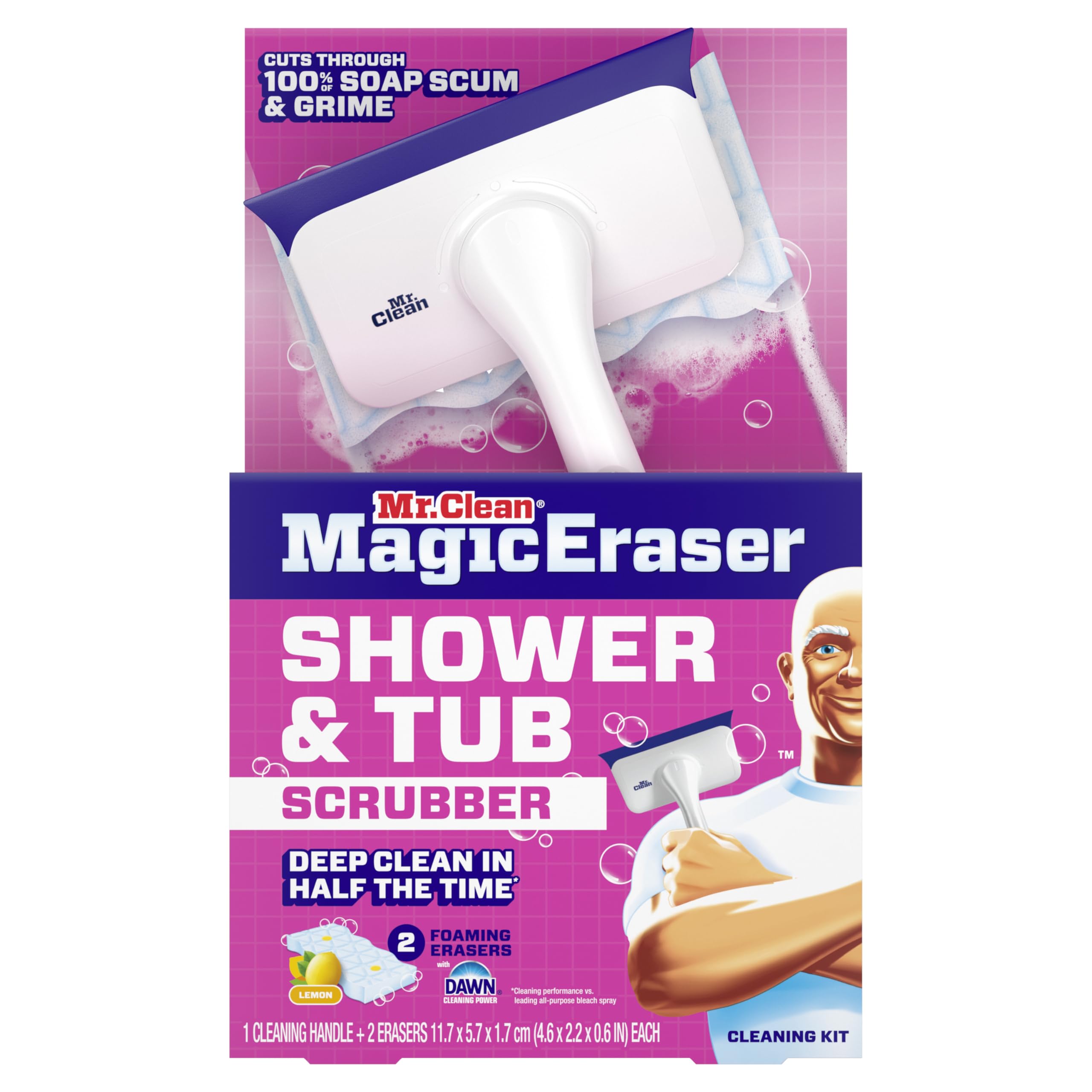 Mr. Clean Shower & Tub Scrubber – All-in-One Bathroom Cleaner

