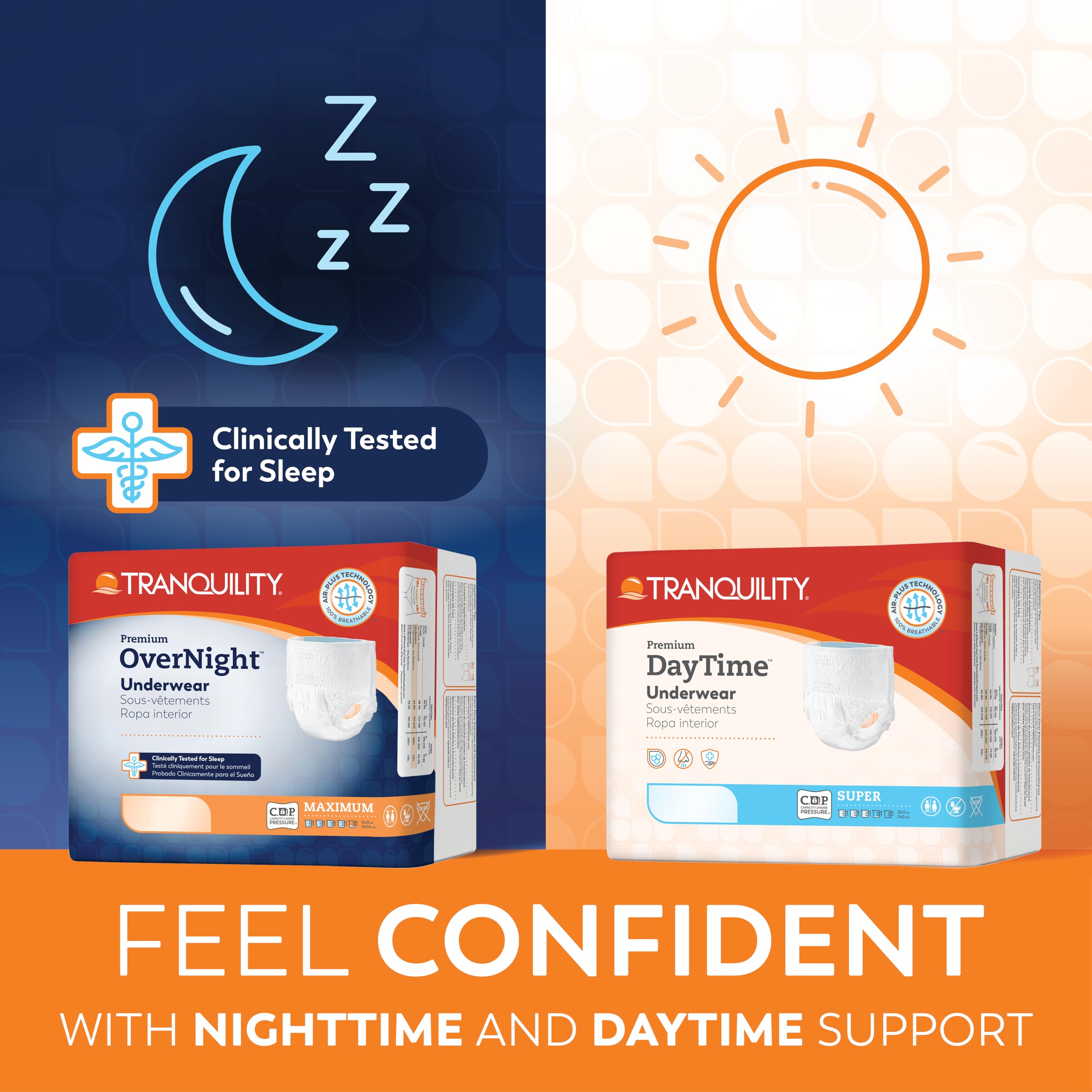OverNight Disposable Absorbent Underwear by Tranquility

