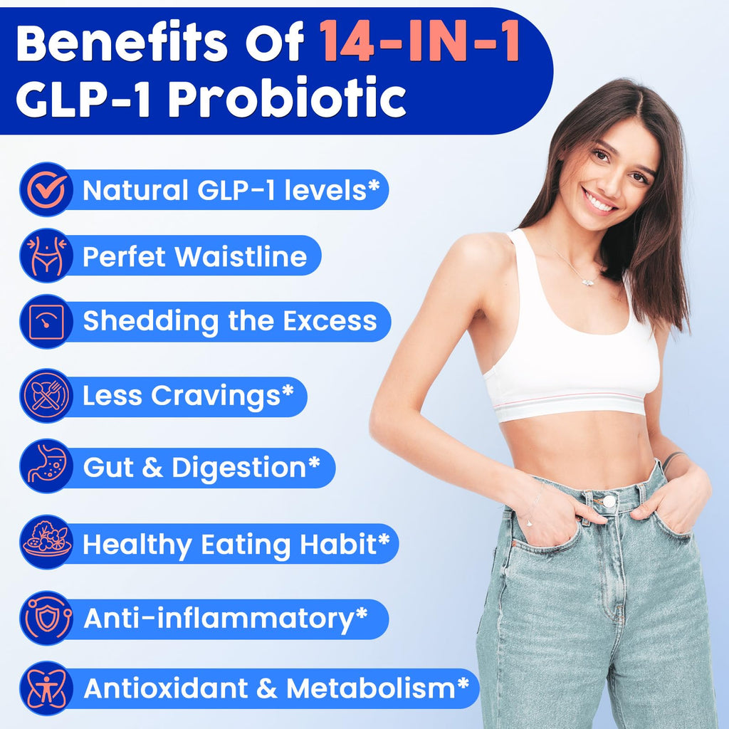 GLP-1 Supplement for Women & Men with Akkermansia & Berberine

