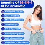 GLP-1 Supplement for Women & Men with Akkermansia & Berberine

