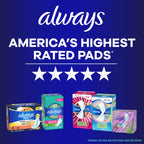Always Maxi Overnight Pads with Wings Extra Heavy Unscented

