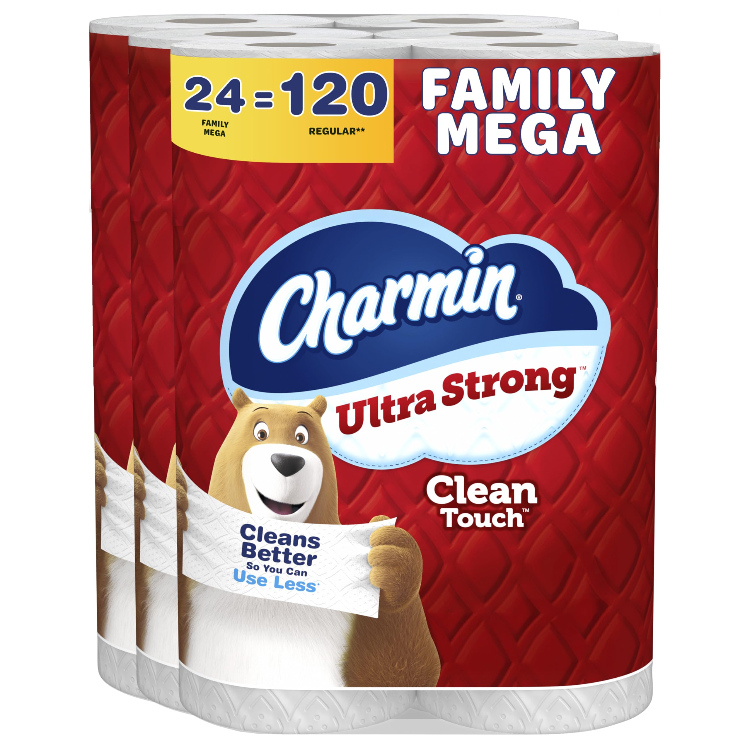 Charmin Ultra Strong Clean Touch Toilet Paper | 4x Stronger

