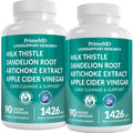 Liver Support Supplement with Milk Thistle, Artichoke & Beetroot – 32-in-1 Formula