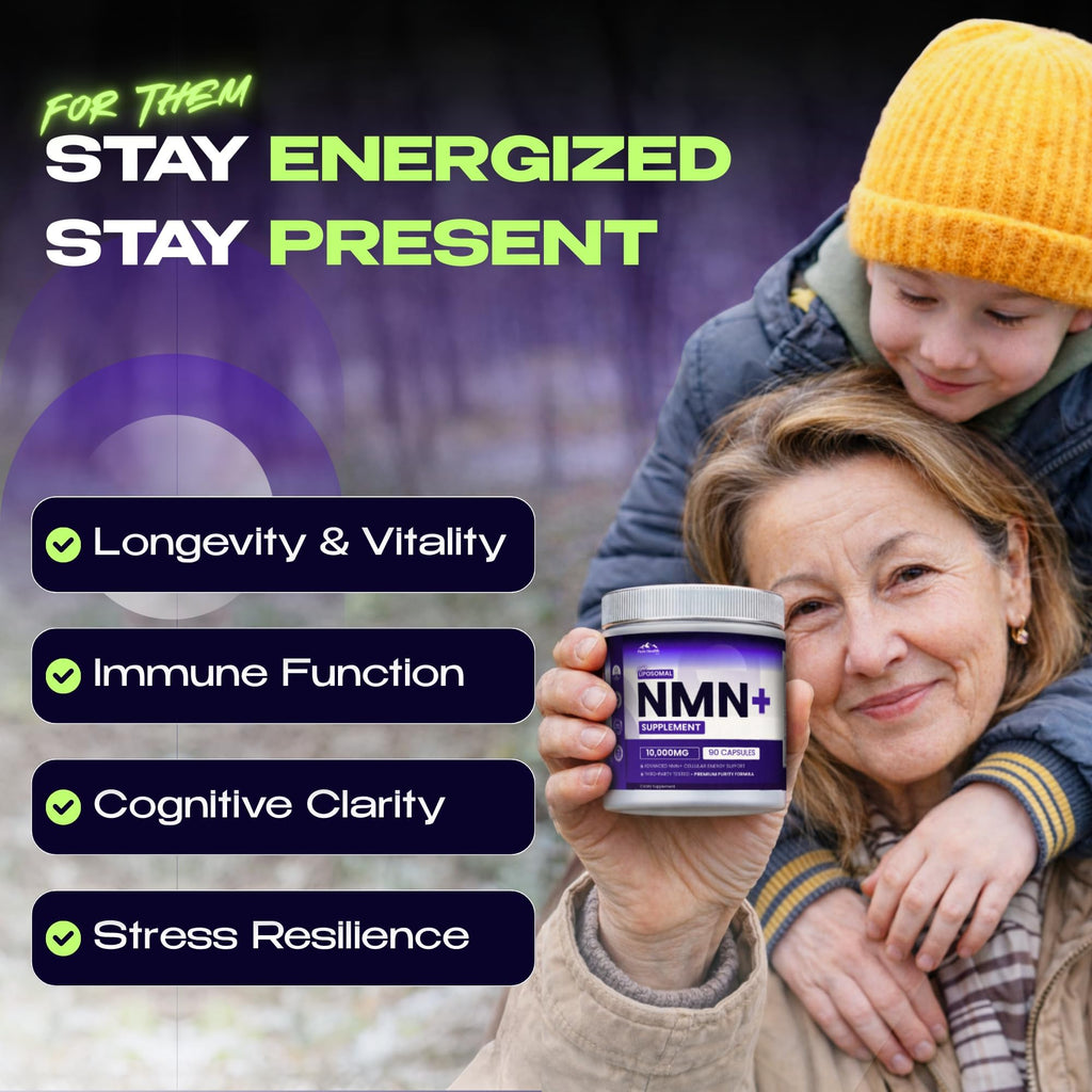 NMN NAD+ Resveratrol Supplement for Cellular Energy

