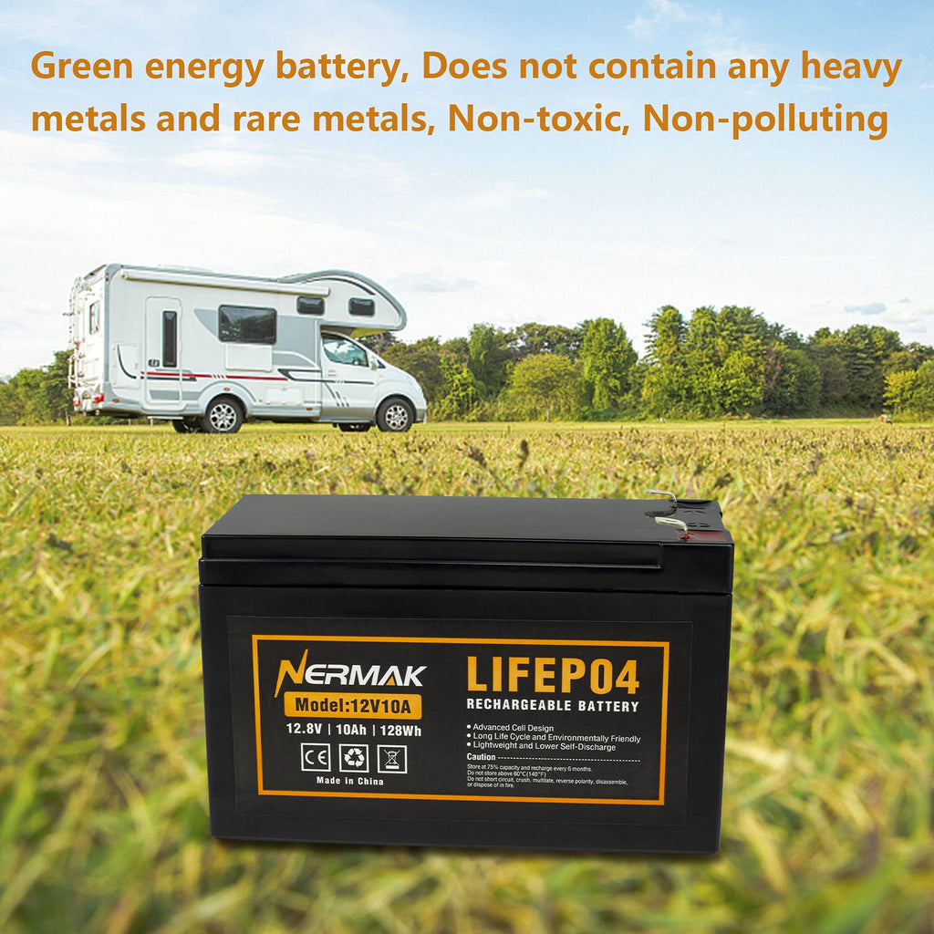 Nermak LiFePO4 Deep Cycle Battery with Built-in BMS

