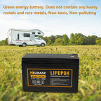 Nermak LiFePO4 Deep Cycle Battery with Built-in BMS

