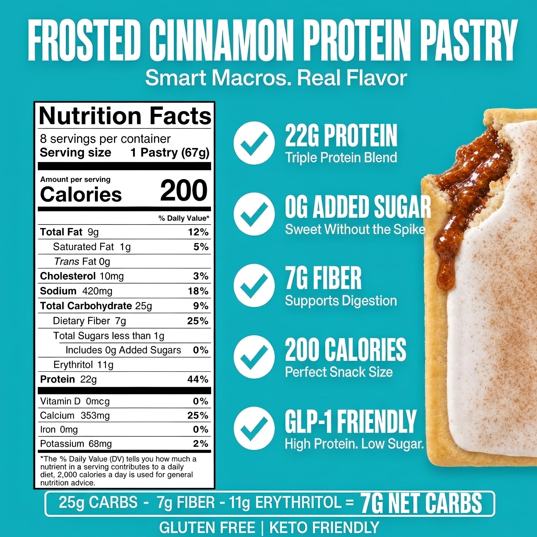 Legendary Foods High Protein Pastry - Keto Gluten Free

