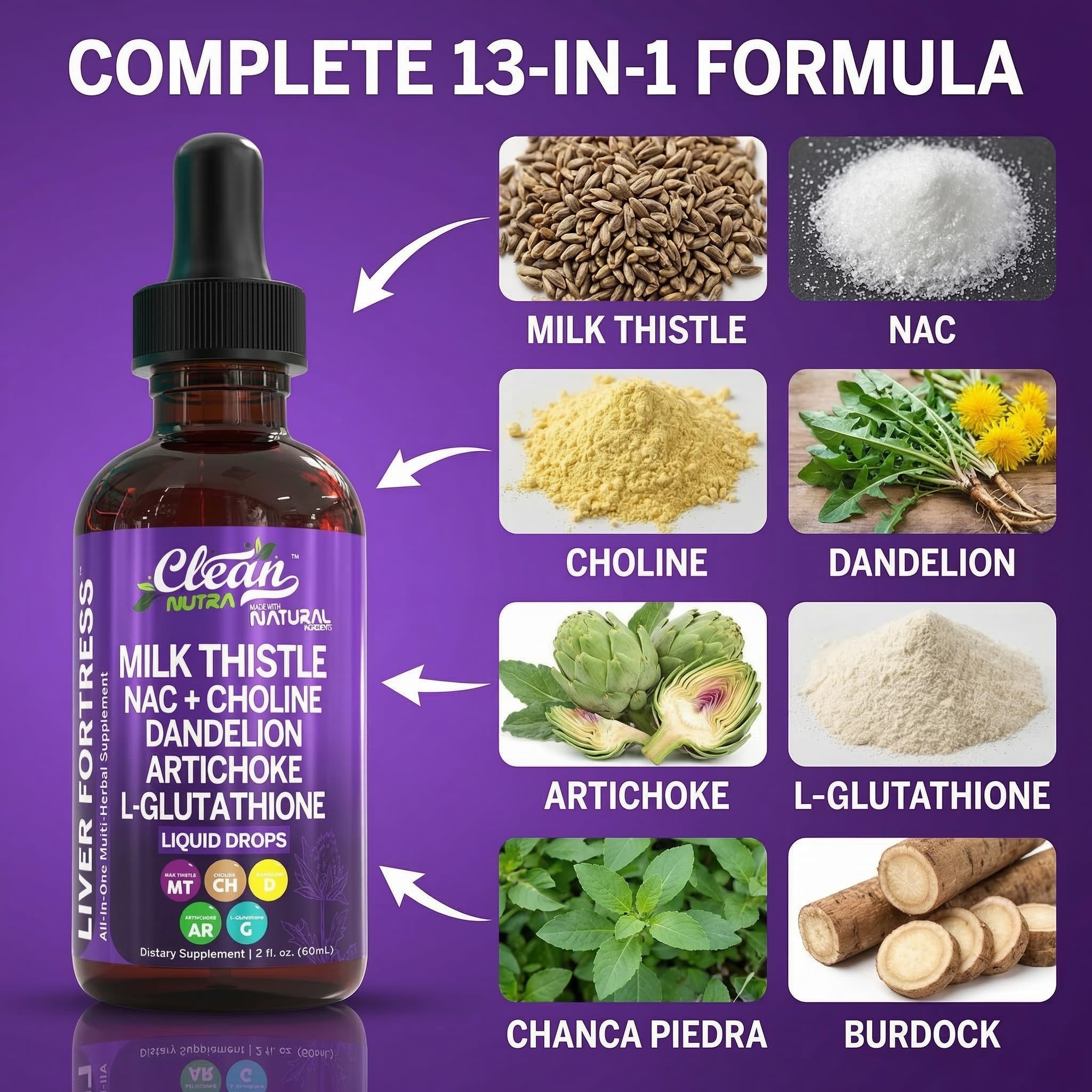 Liver Support Liquid Drops by Clean Nutraceuticals

