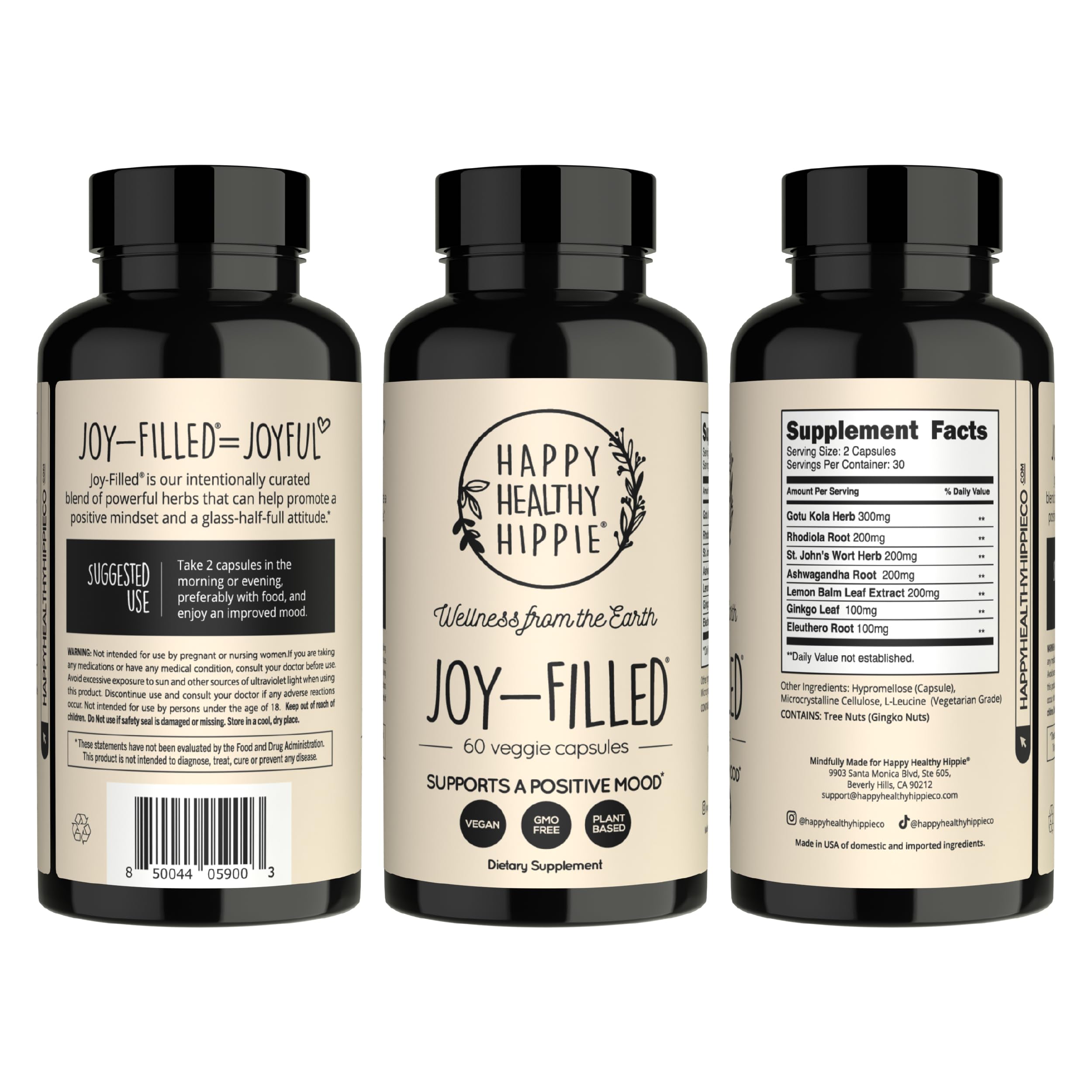 Joy-Filled Mood Support - 7-Herb Plant-Based

