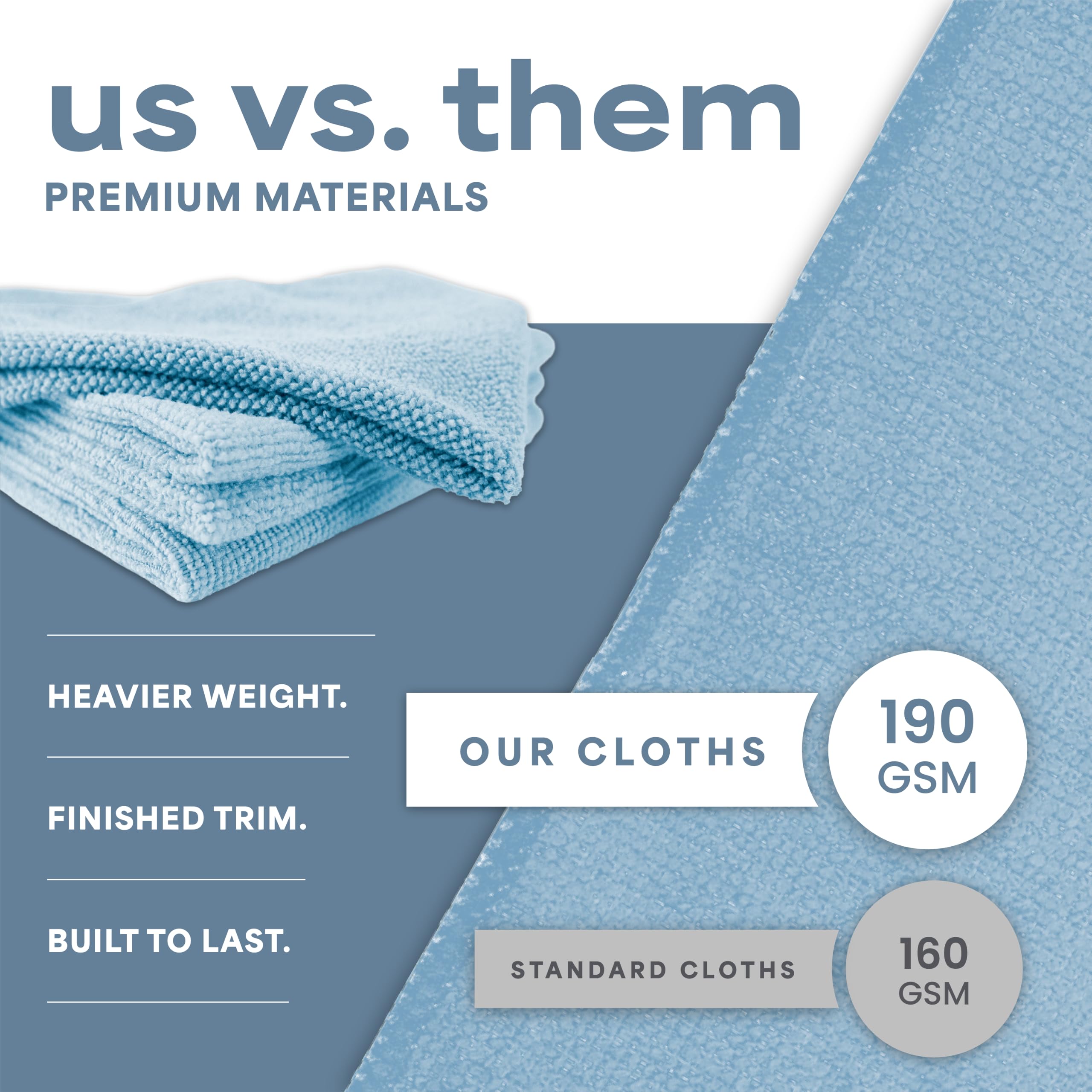 S&T INC Microfiber Cleaning Cloths - Lint-Free Towels

