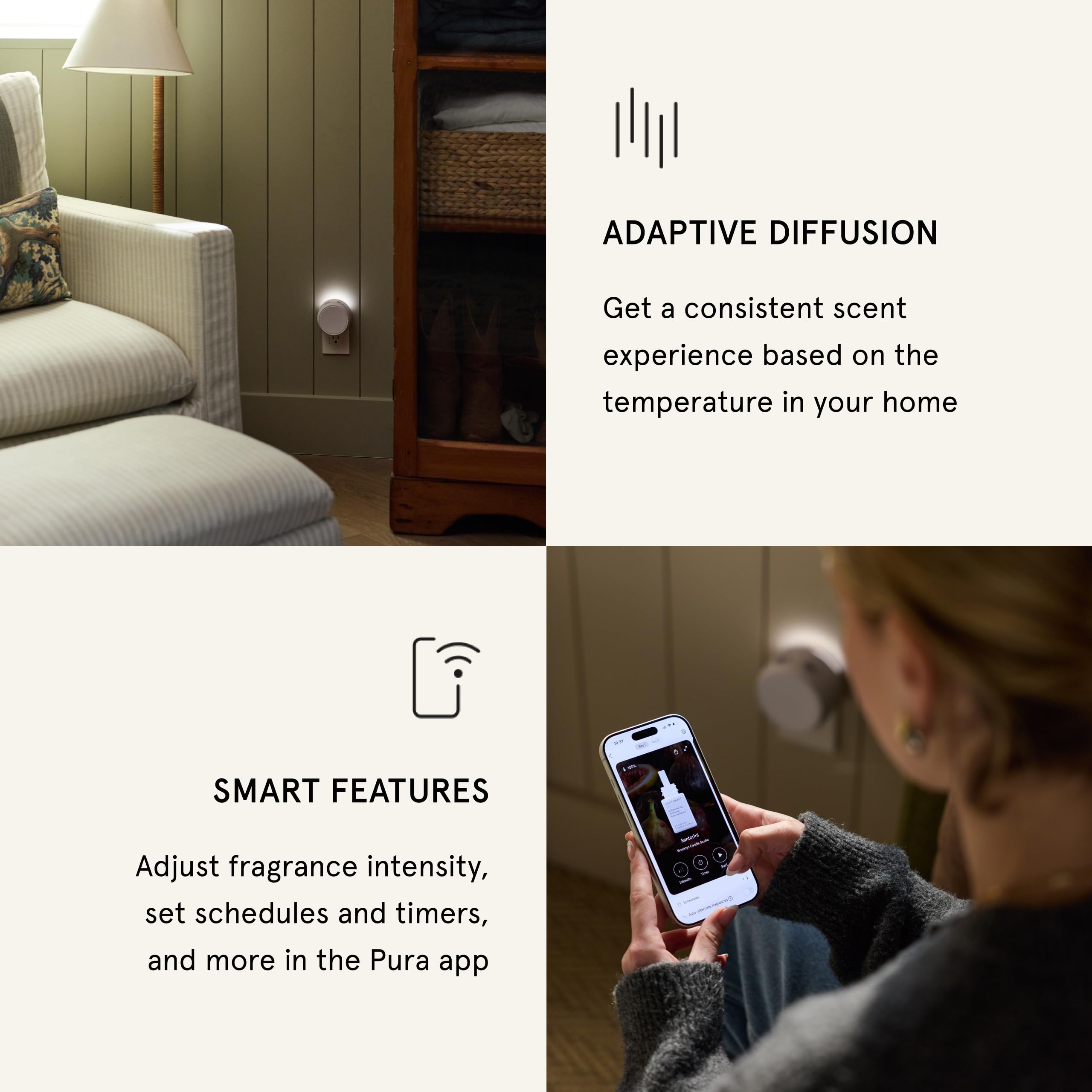 Pura Smart Fragrance Diffuser with LED and Wi-Fi

