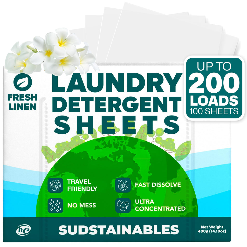 Sudstainables Laundry Detergent Sheets – Dissolvable Clean

