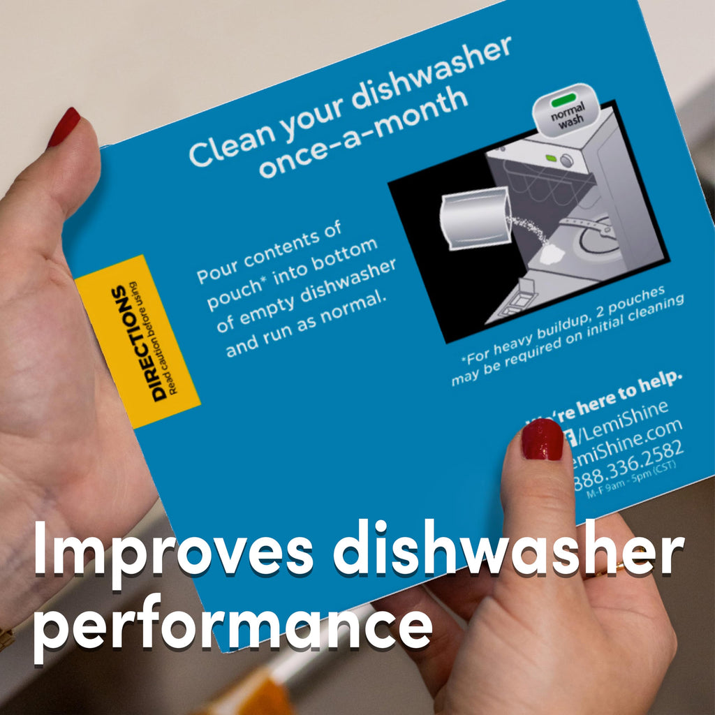 Lemi Shine Natural Dishwasher Cleaner with Citric Acid

