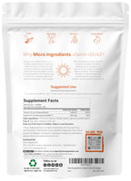 Micro Ingredients Vitamin D3 + K2 MK-7 2-in-1 Complex

