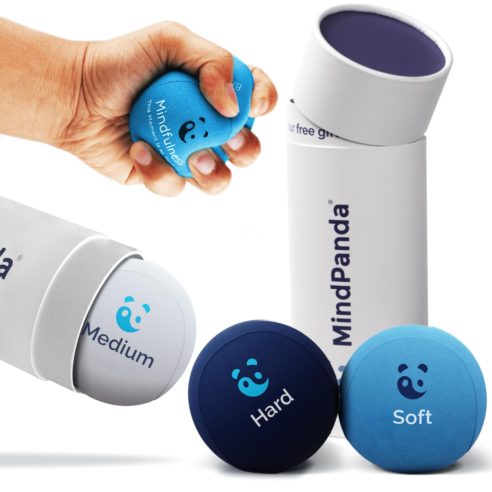 MindPanda Stress Balls for Adults | Grip Therapy

