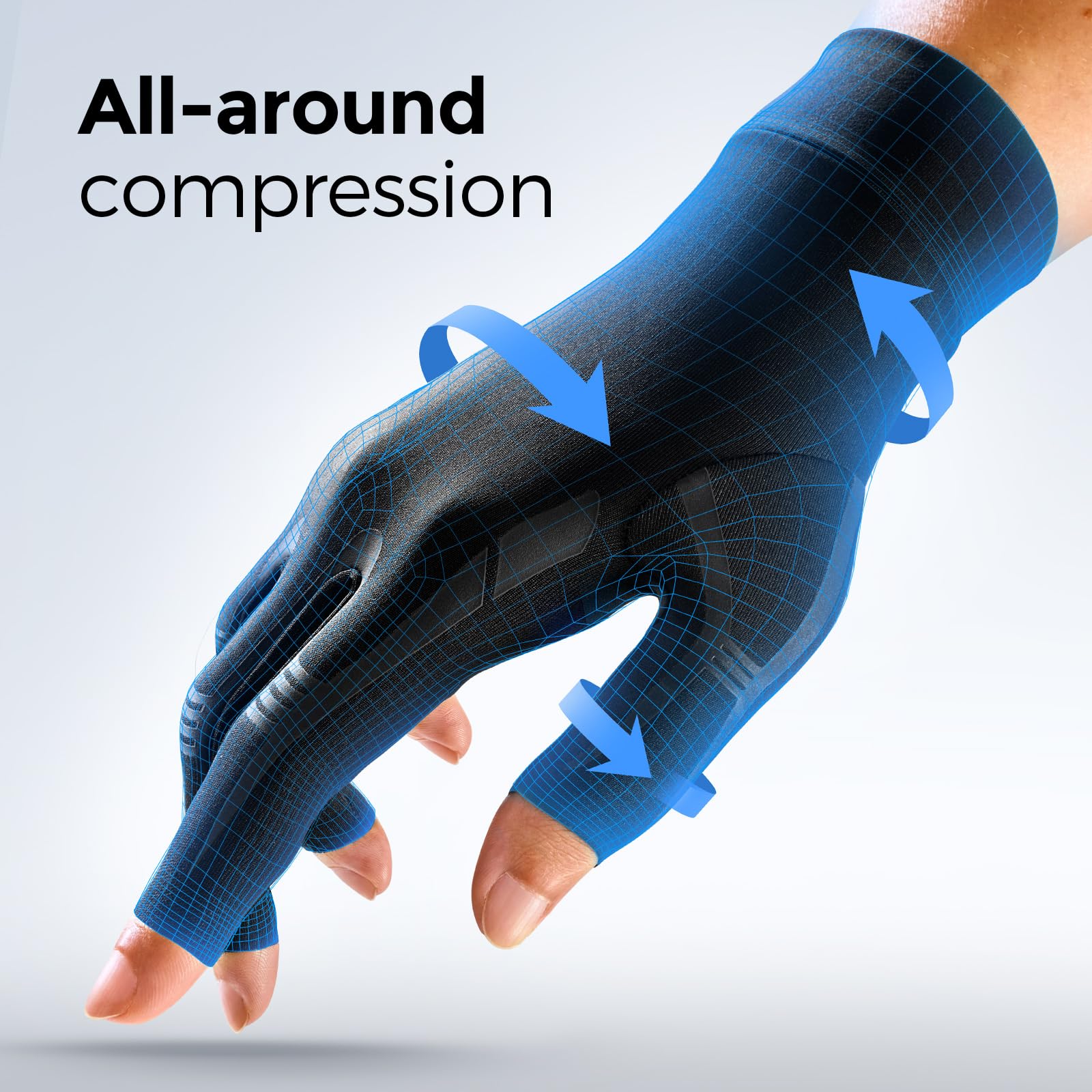 FREETOO All-Around Compression Arthritis Gloves

