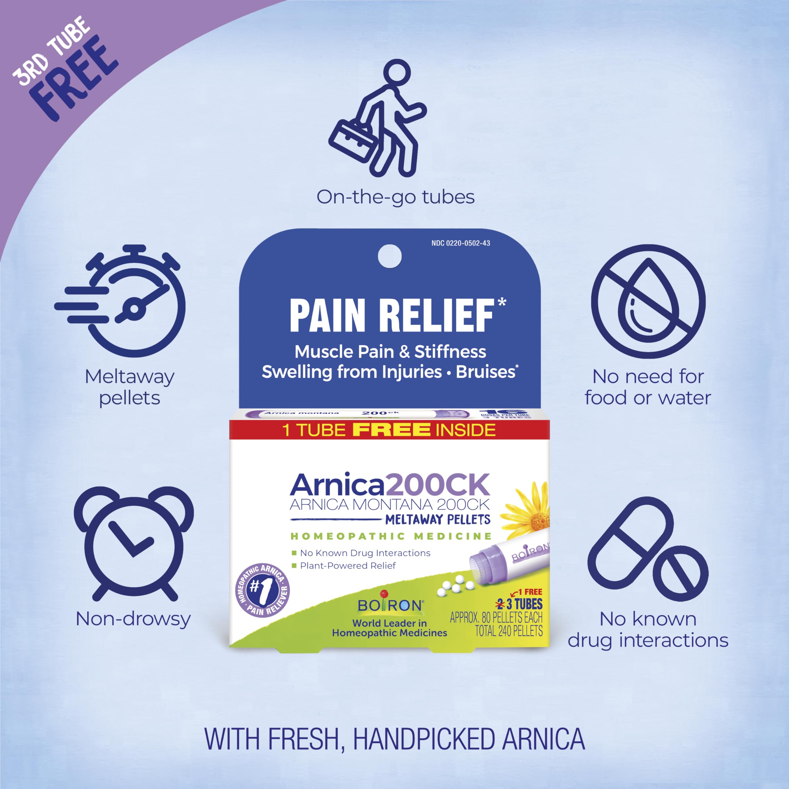 Boiron Arnica Montana Homeopathic Pain Relief

