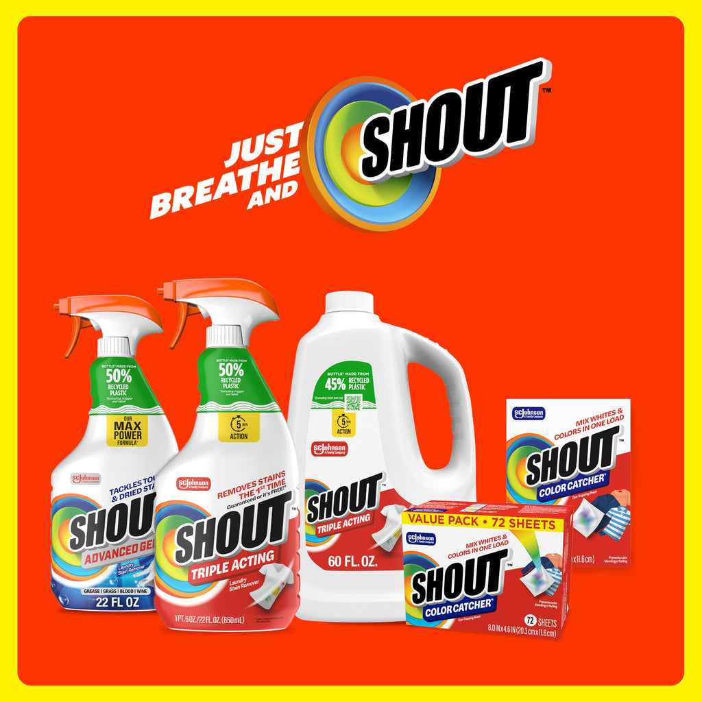 Shout Color Catcher Sheets - Dye-Trapping for Laundry


