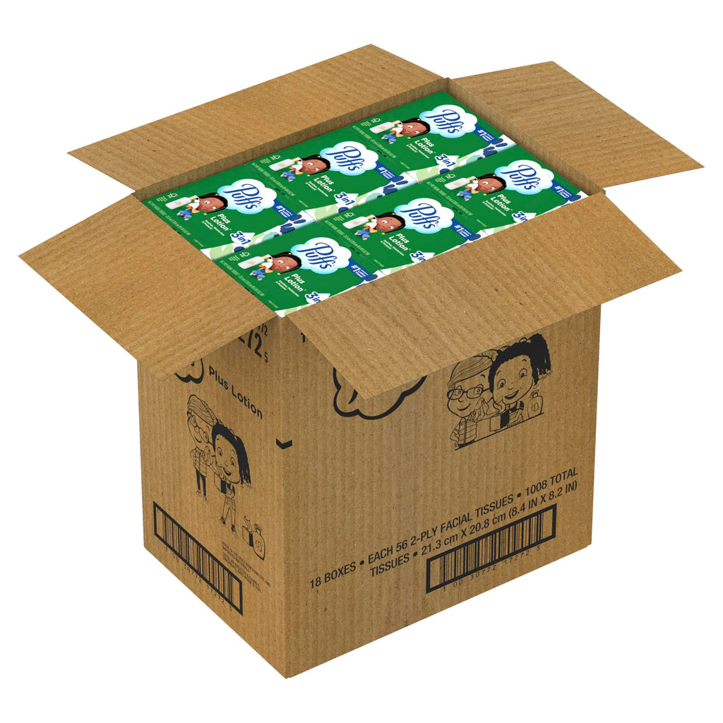 Puffs Plus Lotion Facial Tissues for Allergies

