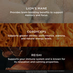 Genius Mushroom Supplement - Brain Nootropic Blend

