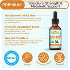 Vitamin D3 Liquid Drops for Bone Health

