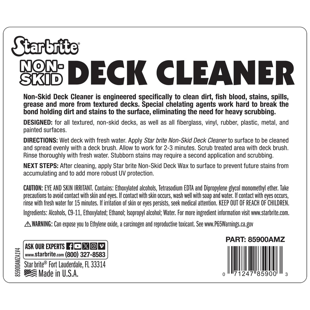 STAR BRITE Non-Skid Deck Cleaner & Protectant Boat Deck Wash

