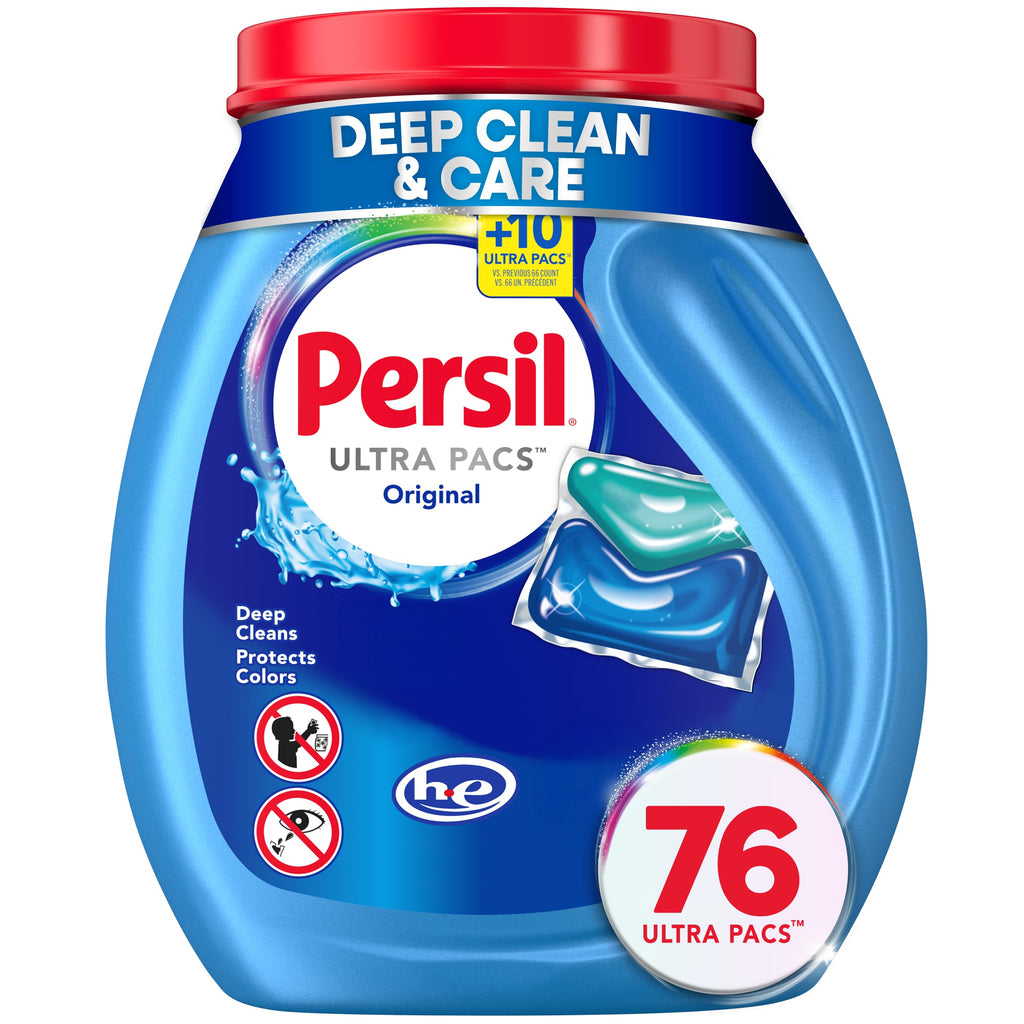 Persil Ultra Pacs Original Everyday Clean Laundry Detergent HE Safe
