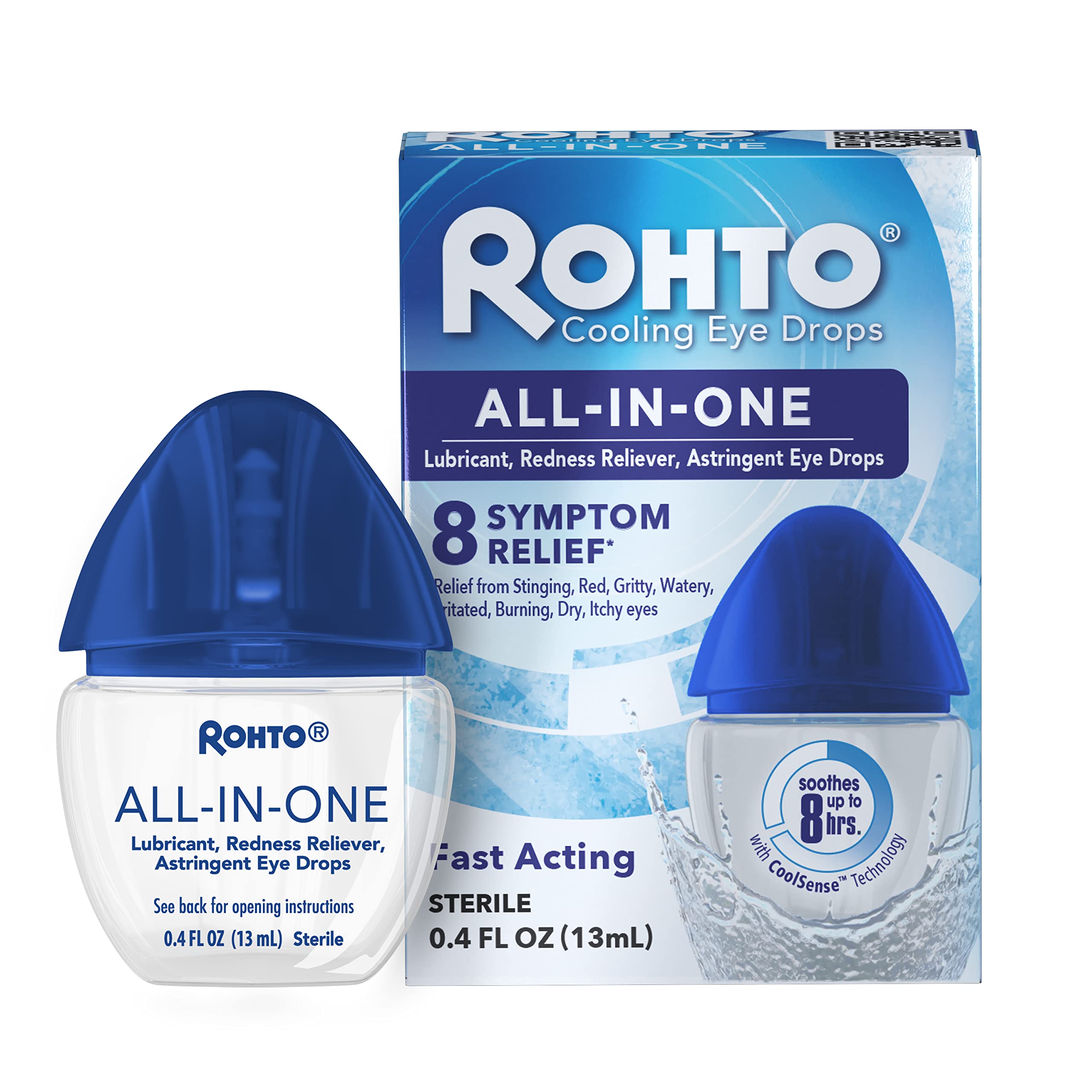 Rohto All-In-One Multi-Symptom Eye Drops | CoolSense

