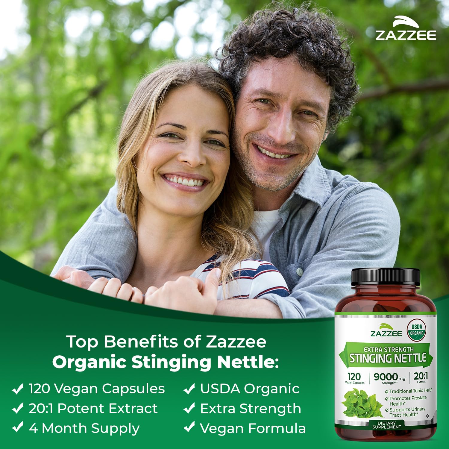 Stinging Nettle Extract by Zazzee Naturals

